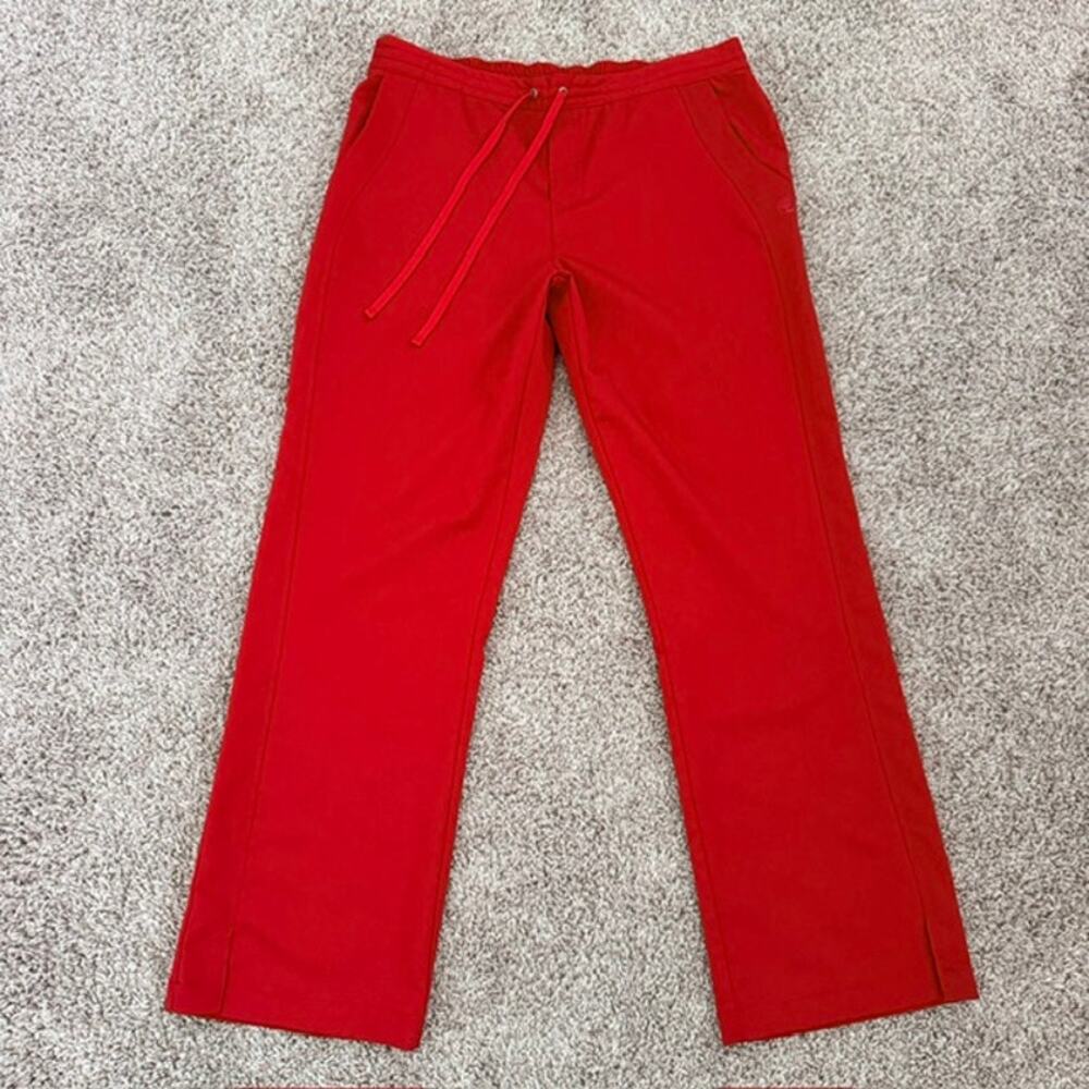 Healing Hands Purple Label Red Scrub Bottoms Medical Workwear Women's Large